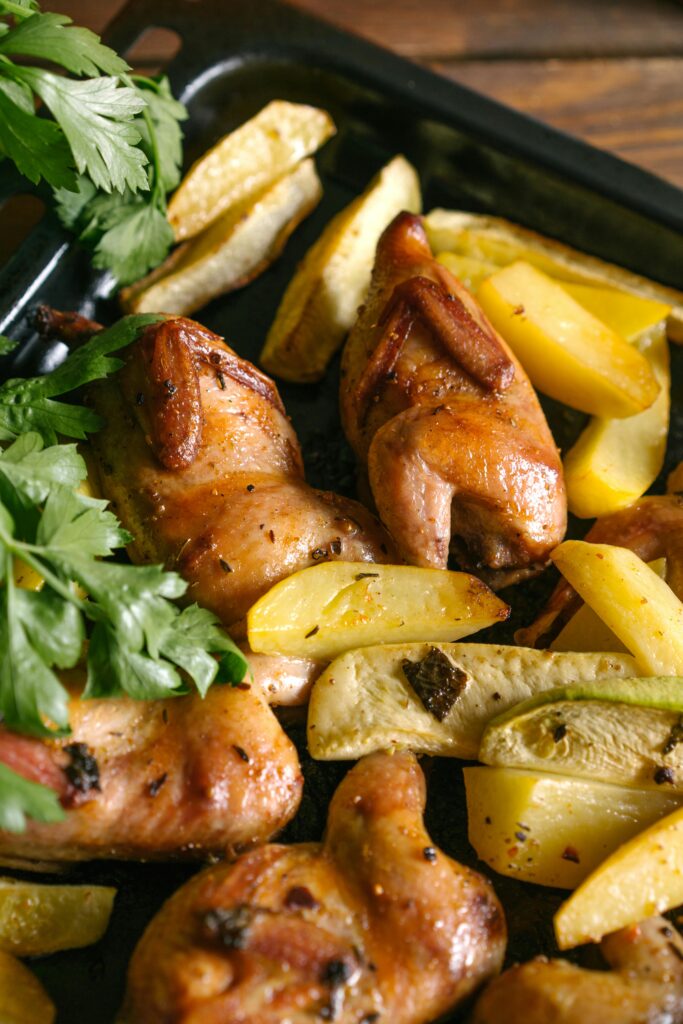 פרגיות עוף בתנור עם רוטב דבש וסויה