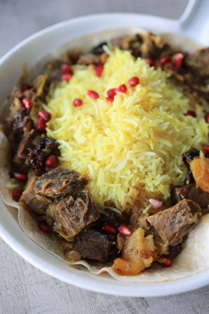 תבשיל בקר עם דלעת ותבלינים מזרחיים